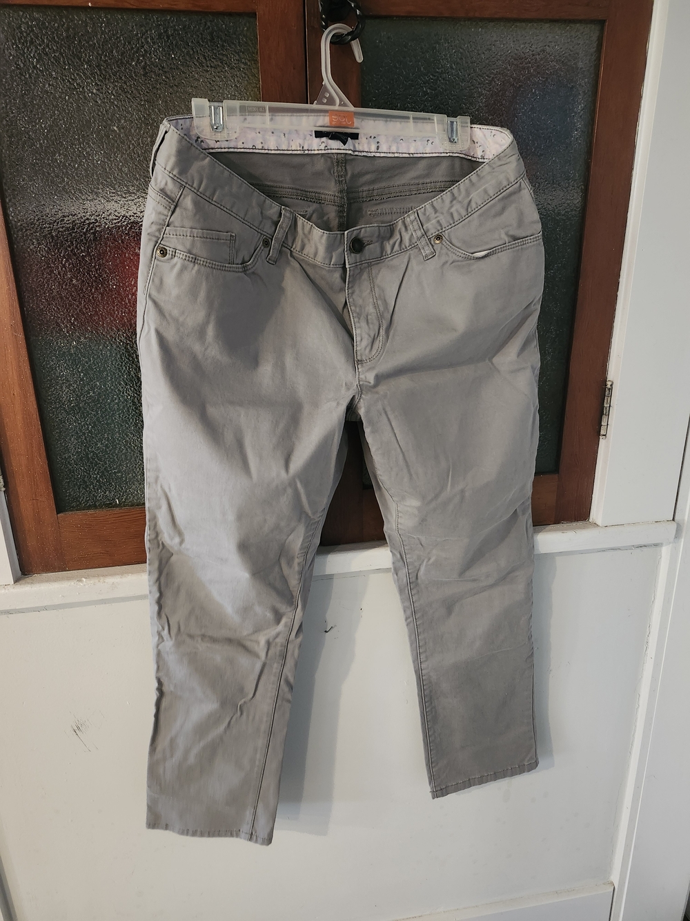 Tommy Hilfiger Light Gray Chino Style Pants Classic Fit - Size 12